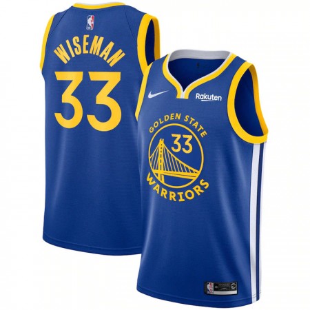 Camiseta Hombre Golden State Warriors James Wiseman 33 2022-23 Nike Icon Edition Royal Swingman